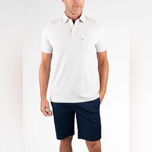 NWOT Tailor Vintage White Polo Shirt Size X-LARGE
